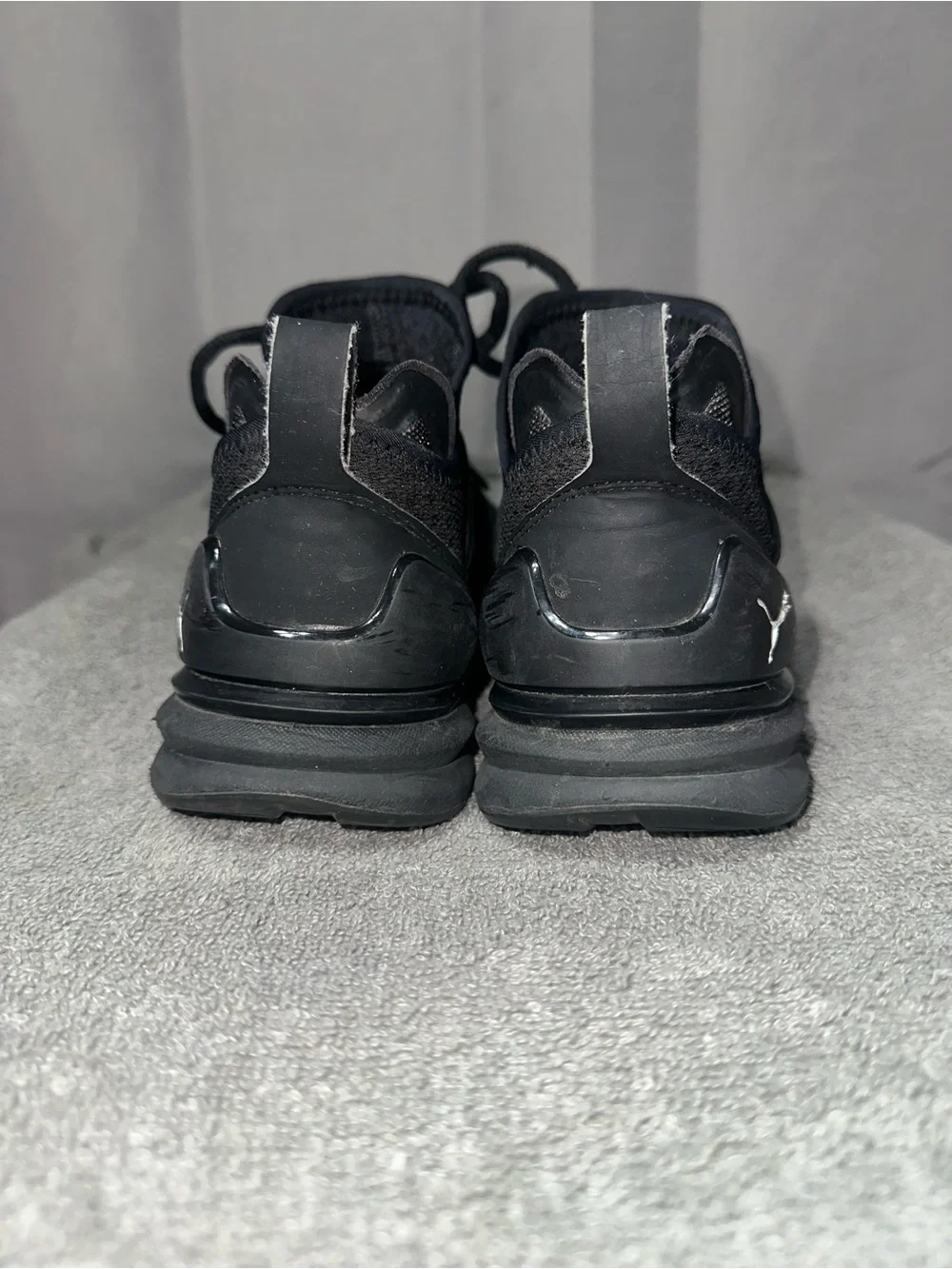 Puma Men’s Black Athletic Ignite Lace-Up Sneakers